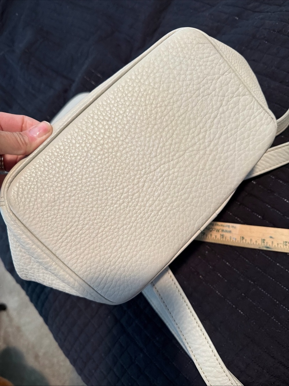 Vintage Coach Sonoma Drawstring Backpack N5E-4911 4911 EUC Pebbled Leather Italy - Picture 8 of 10